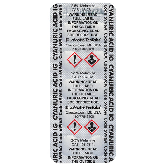 LaMotte 6996AJ 氰尿酸片，每盒100片