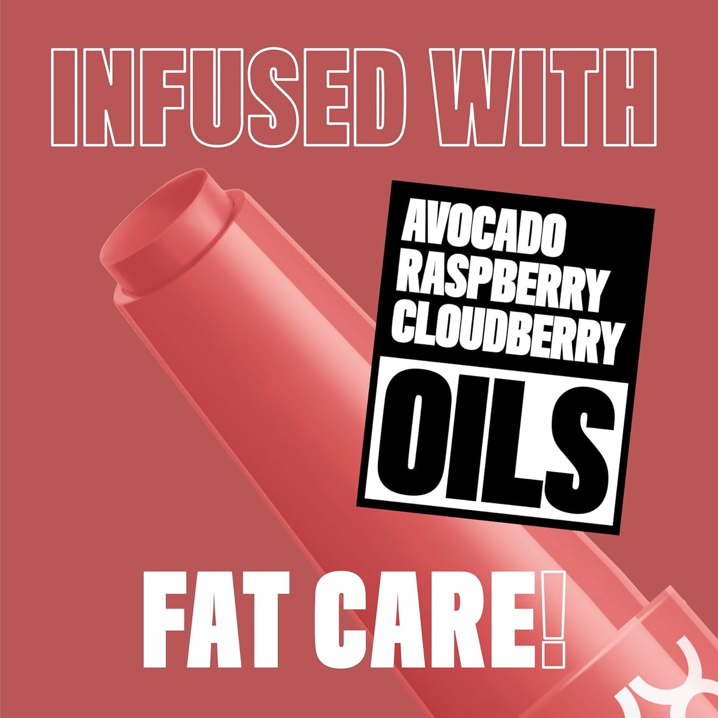 NYX Professional Makeup Fat Oil Slick Click, Lip Balm, 12 HR Hydration, Infused With Nourishing Oils, High Shine Finish, Buildable Colour, Shade: Caption This (Soft Blush Nude)