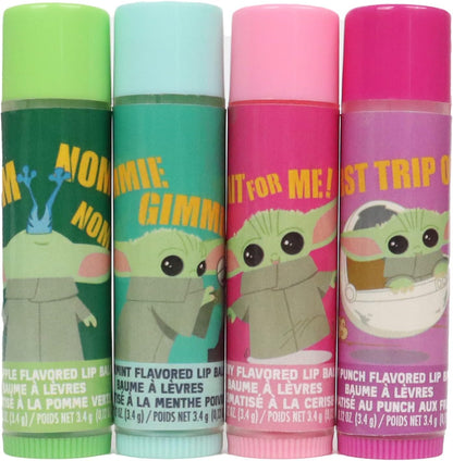 Taste Beauty 曼達洛人潤唇膏（4 支裝）- 甜美、保濕、多色、4 支裝