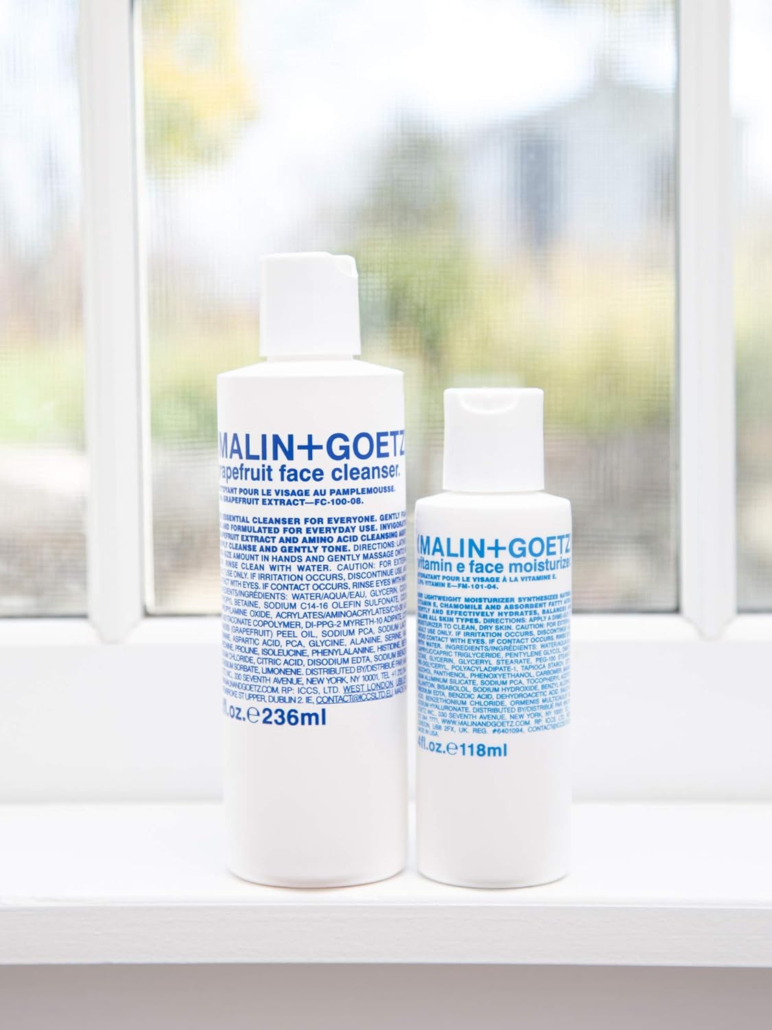 Malin + Goetz Vitamin E Face Moisturizer – hydrating, balancing, nourishing, face lotion for dry sensitive skin. multi-taksing, after shave, makeup primer, unisex cruelty free, vegan, 8.5 Fl Oz