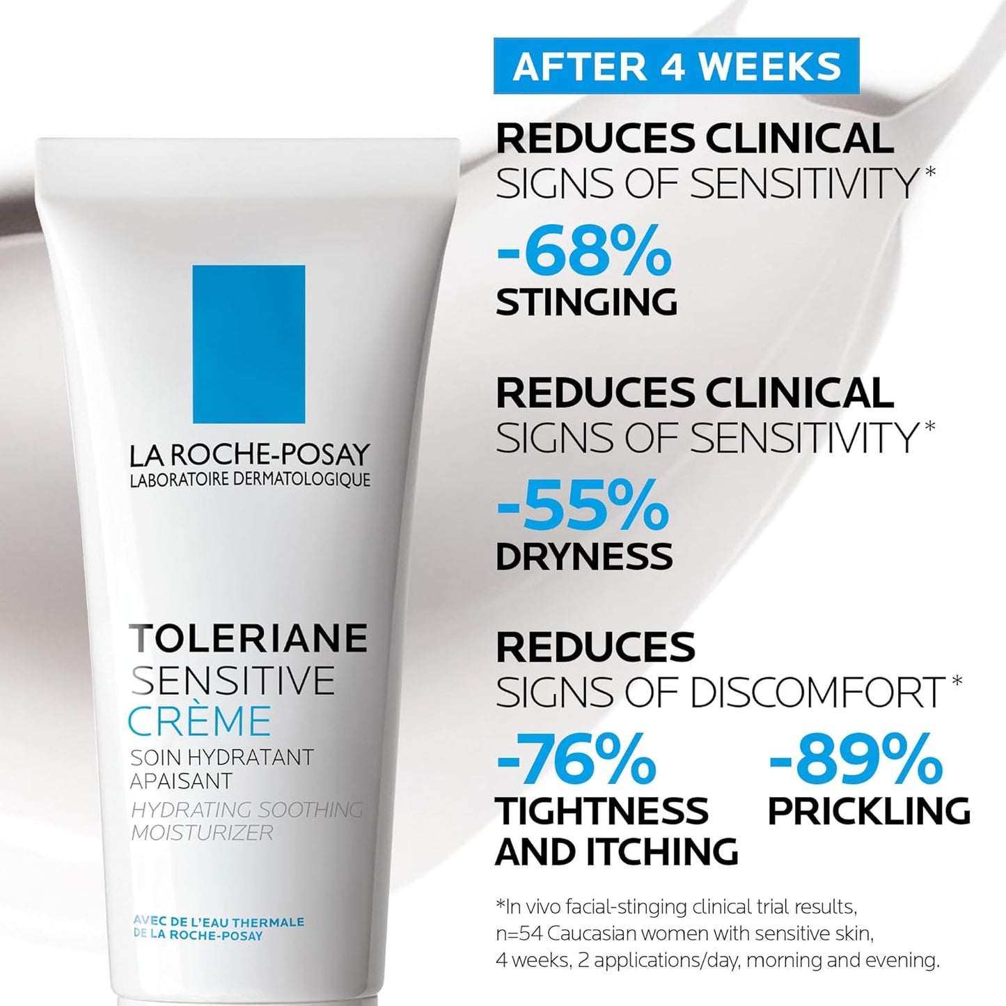 La Roche Posay Face Cream & Body Lotion BUNDLE, Toleriane Sensitive Cream & Lipikar Baume LIGHT AP+M, Hydration for Face & Body, Suitable for Sensitive, Dry to Very Dry Skin, Fragrance-Free