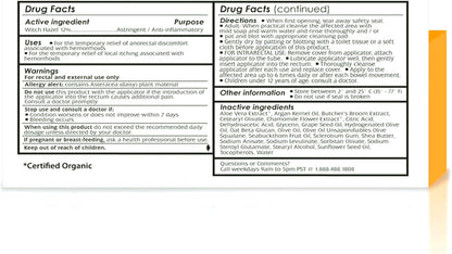 Thera Wise HmR 天然生物活性痔瘡膏，白色，28.0 克（1 包）