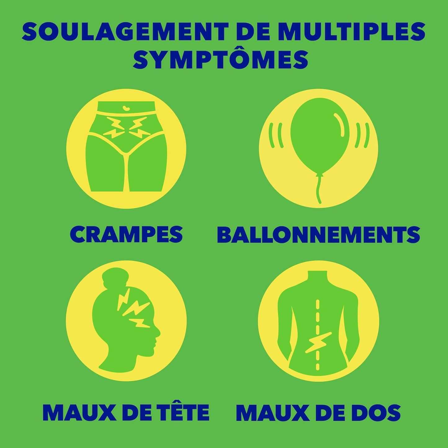 Midol PMS 强效止痛药，快速缓解经前期症状，如烦躁、腹胀、痉挛、乳房胀痛、背痛、头痛和肌肉酸痛（40 粒胶囊）