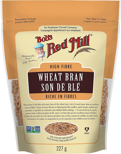 Bob's Red Mill Wheat Bran, 227g (Pack of1)