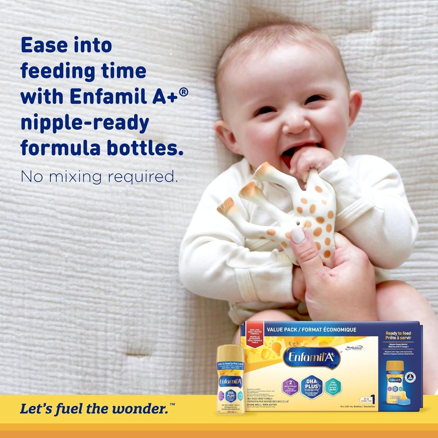 Enfamil A+, Baby Formula, Value Pack, Powder Refill, DHA (a type of Omega-3 fat) to help support brain development, Age 0-12 months, 992g
