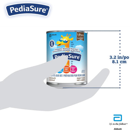 PediaSure, 配方流質飲食，巧克力味，12 粒裝，2820 毫升