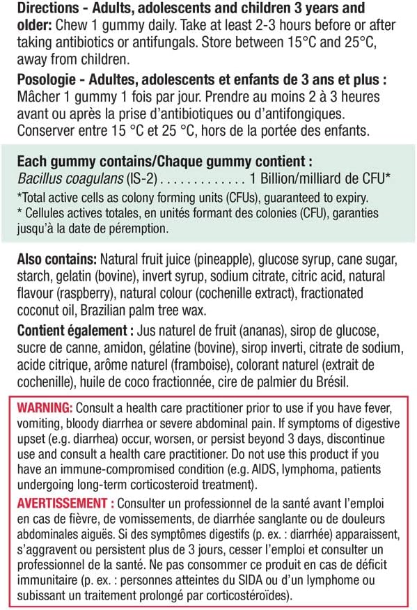 Jamieson Probiotic Gummies 45 Gummies + Jamieson High Potency Biotin Gummies 100 Gummies