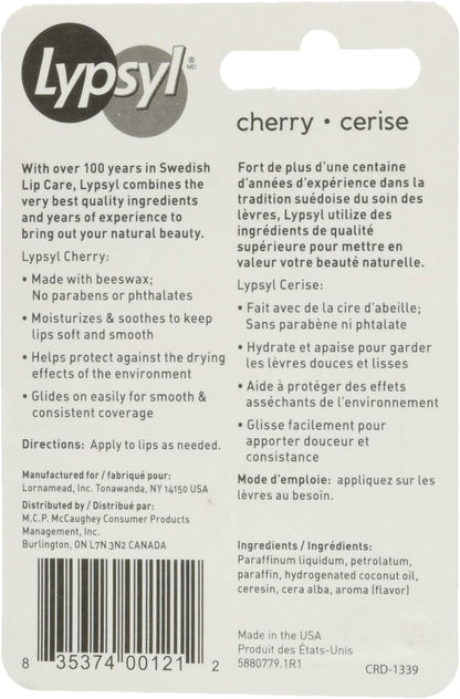 Lypsyl Cherry 潤唇膏，4.2g（8 支裝）