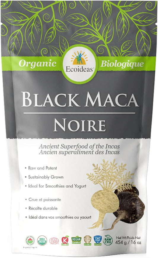Ecoideas Organic Black Maca, 454g