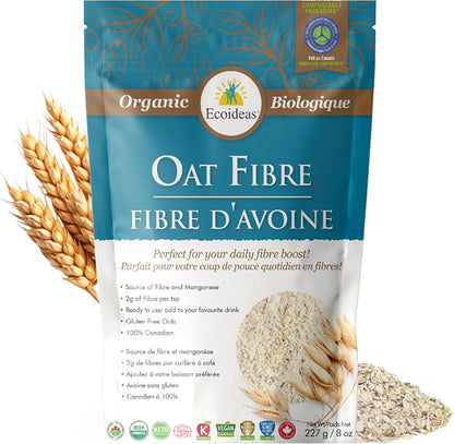 Organic Oat Fiber, 227 g (Pack of 1)