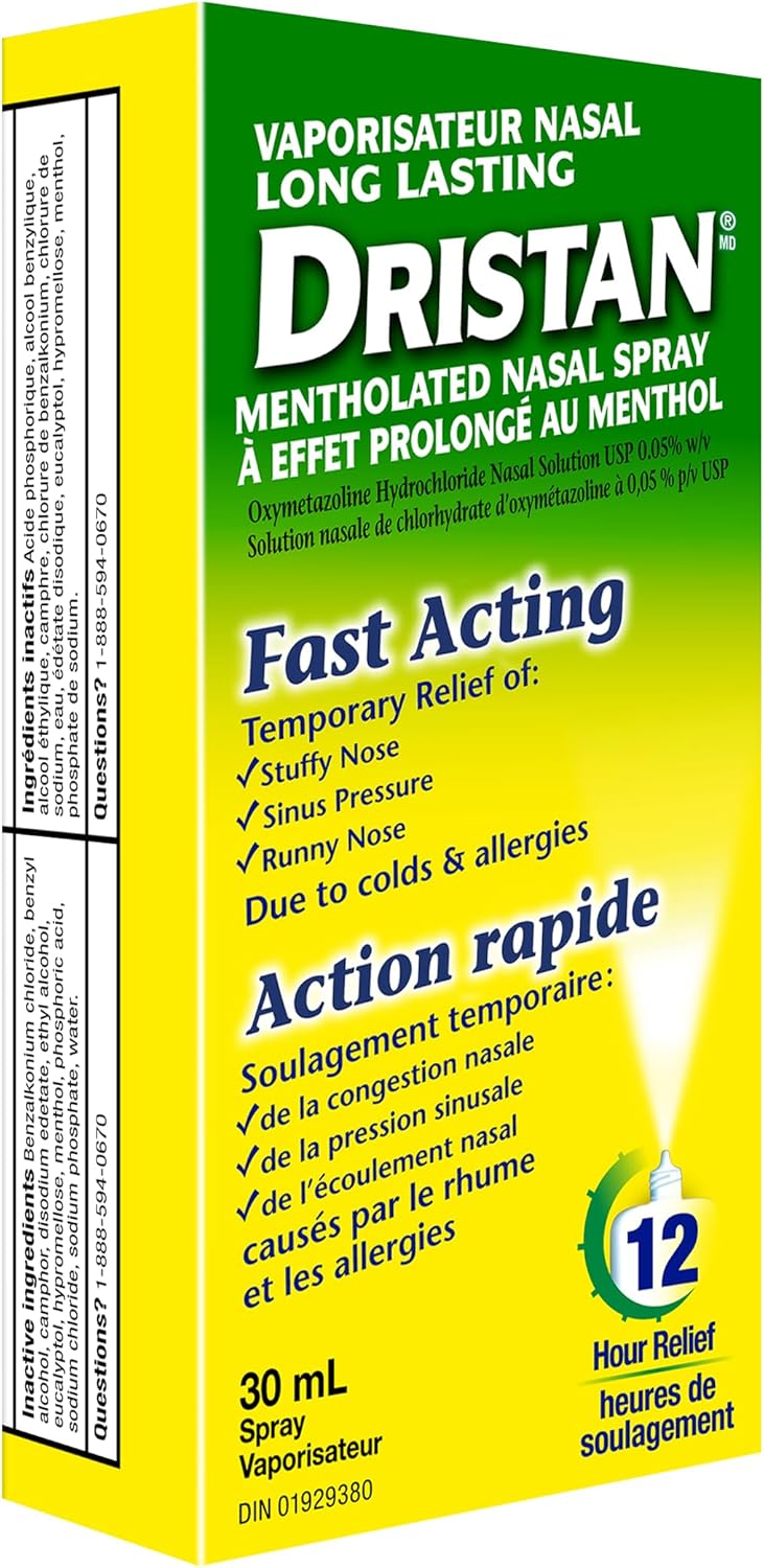 Dristan 持久薄荷喷雾 30ml，透明