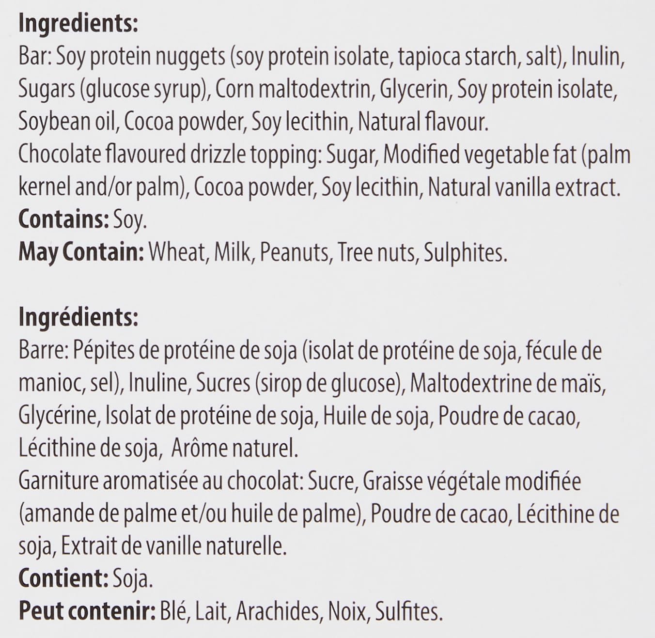 Nutribar Good Protein High Protein Bars Maple Crunch, Made in Canada, 14g Protein, 12 Bars