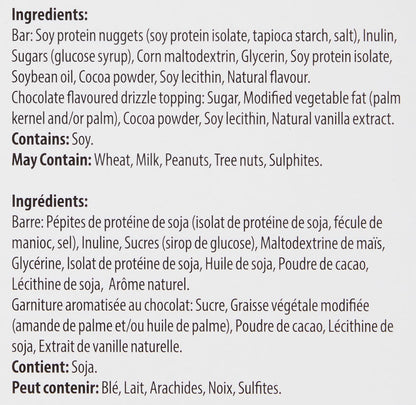 Nutribar Good Protein High Protein Bars Maple Crunch, Made in Canada, 14g Protein, 12 Bars