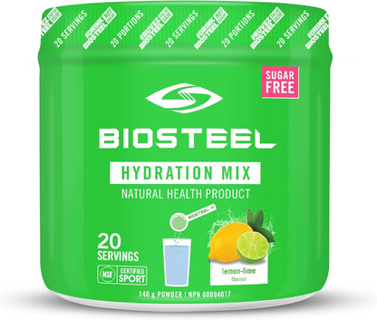 BioSteel 补水混合浆果+柠檬青柠套装（每套 20 份），零糖补水饮料混合物