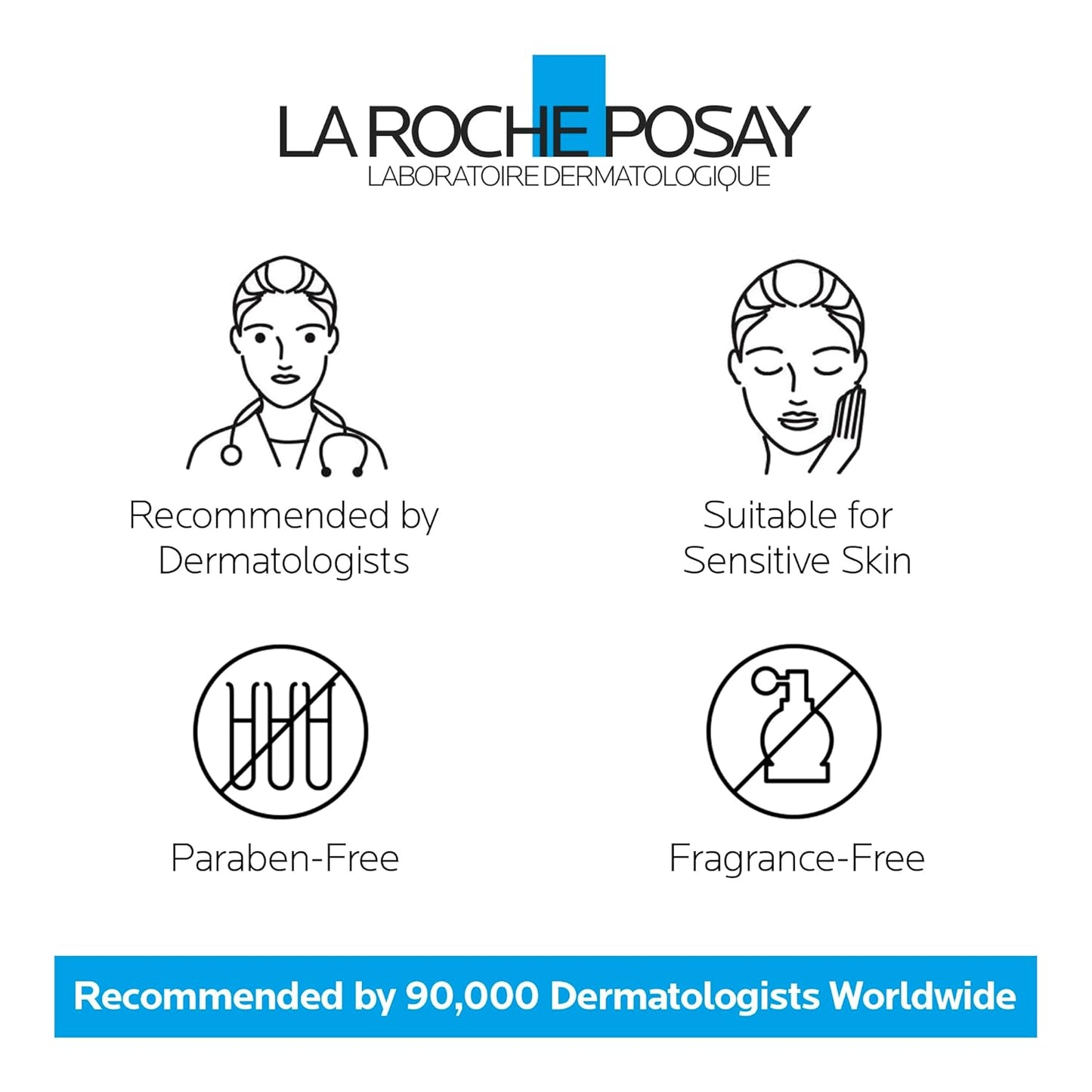 La Roche-Posay 潤唇膏，Cicaplast 唇部保濕霜，適用於皸裂皮膚、乾裂嘴唇、唇炎，7.5 毫升