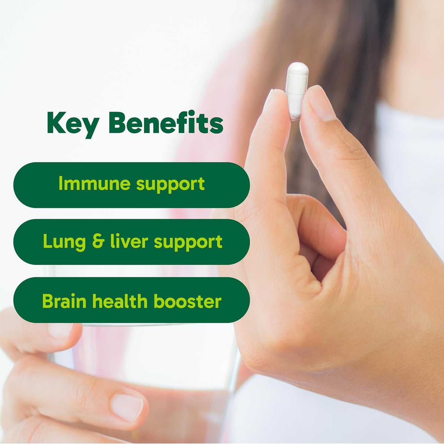 Organika 加拿大製造 NAC（N-乙醯-L-半胱氨酸）500 毫克 - 支持抗氧化穀胱甘肽水平、免疫系統支持、肝臟和排毒支持 - 90 粒膠囊