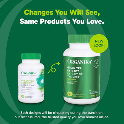 Organika Green Tea Extract 60 Vcaps