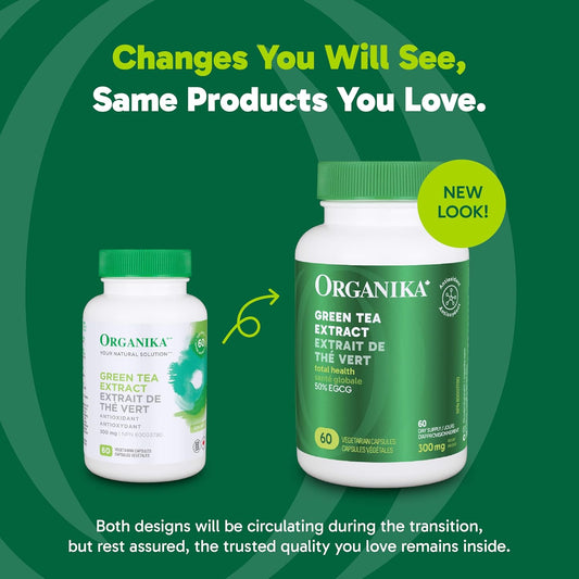 Organika Green Tea Extract 60 Vcaps