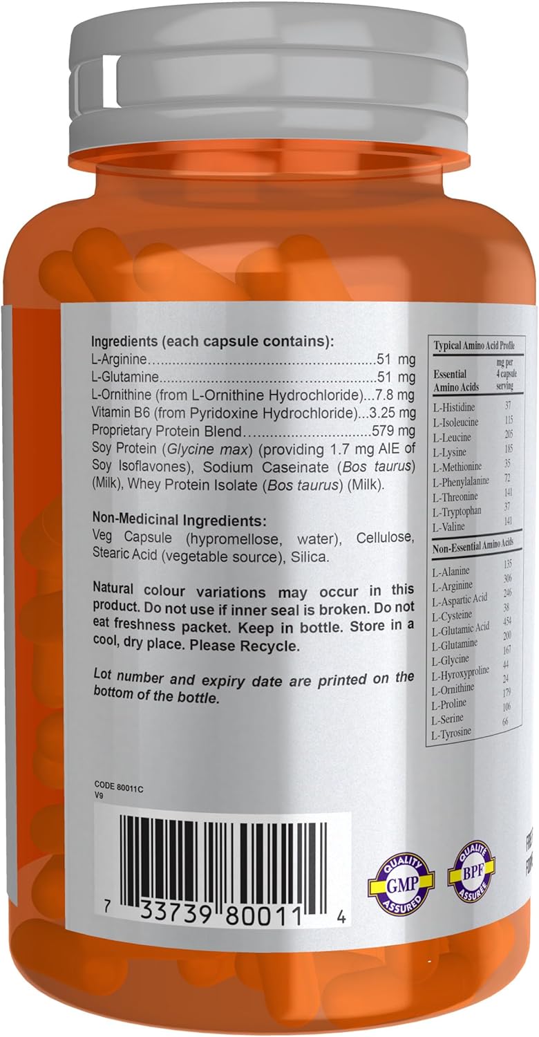 NOW 運動氨基酸複合膠囊，120 粒