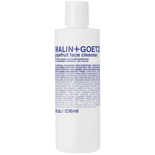 Malin + Goetz Face Cleanser, Grapefruit, 8 Fl Oz