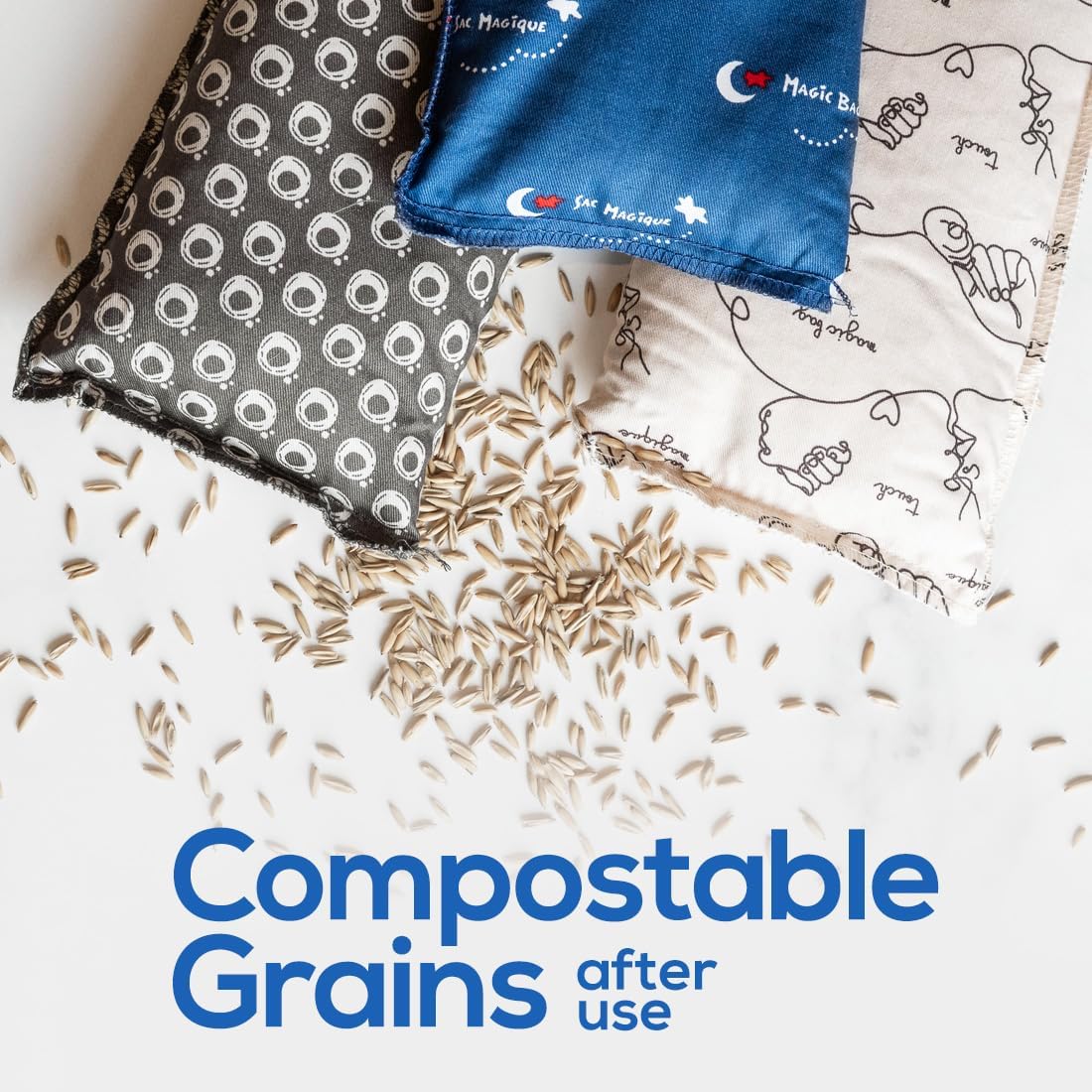 原廠魔法袋簽名版延長敷料，冷熱療法，緩解頸部和下背部疼痛，無線冷熱敷，46 x 13.5 公分（18.1 英吋 X 5.3 英吋）