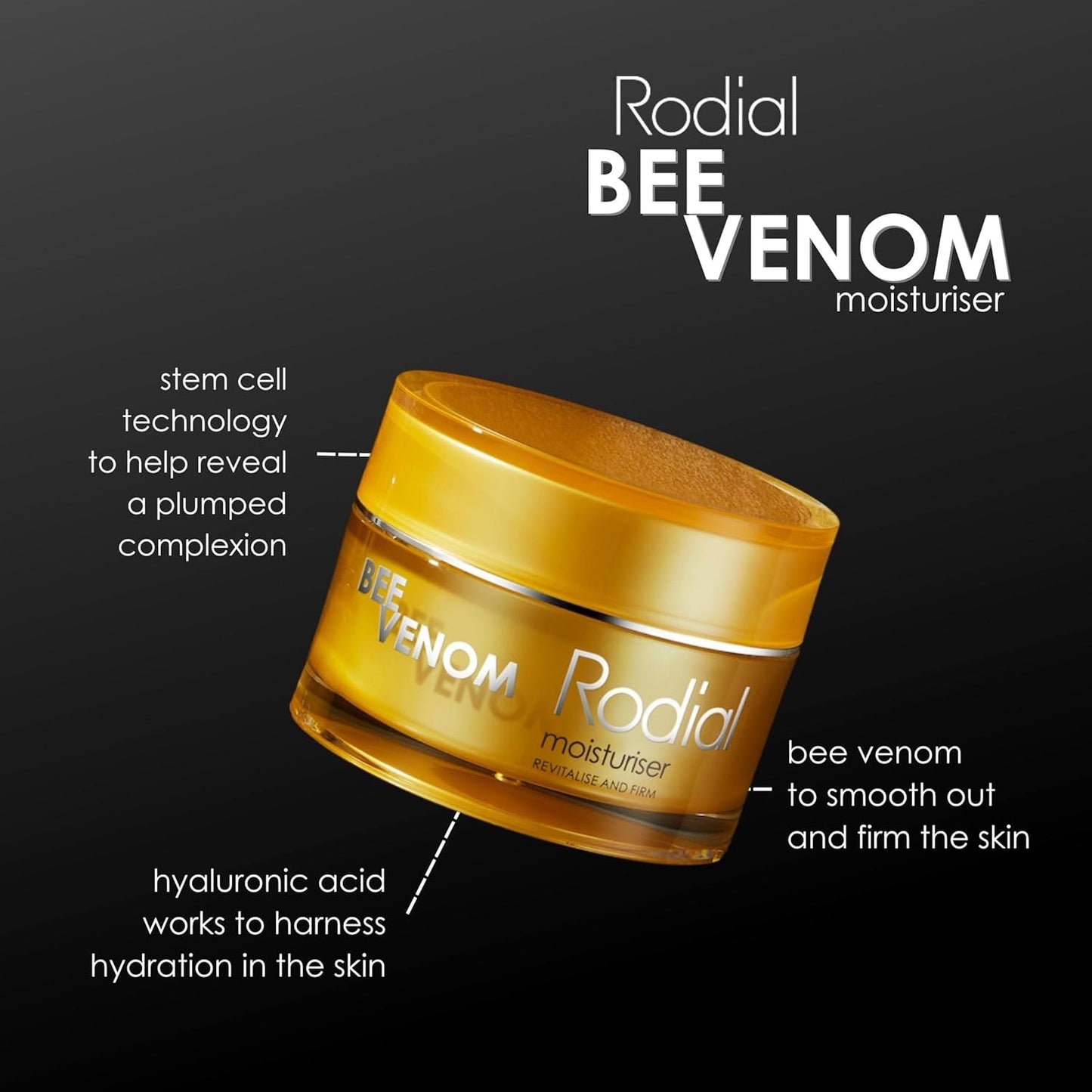 Rodial Bee Venom Moisturiser Deluxe, 0.5 fl. Oz.