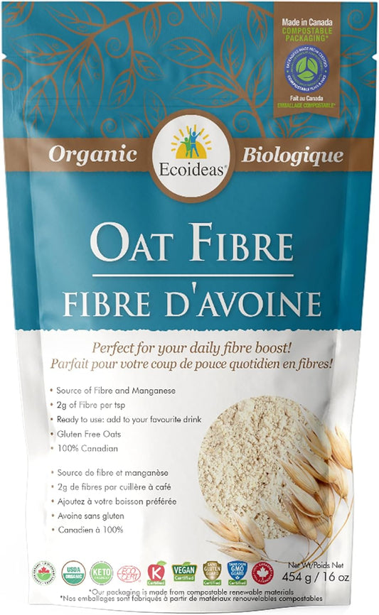 Ecoideas 有機燕麥纖維，藍色