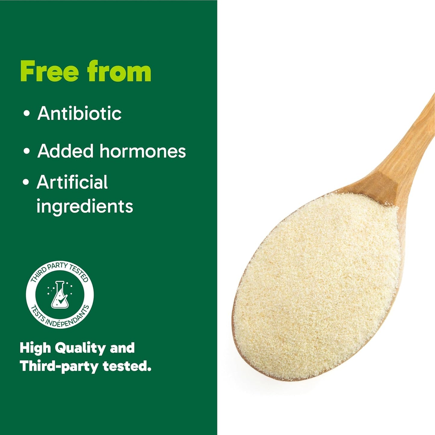 Organika Canadian-Made Bovine Gelatin (Unflavoured) - Collagen With 18 Amino Acids for Healthier Skin, Hair, Bones and Gut | Grass-Fed Source - 250g