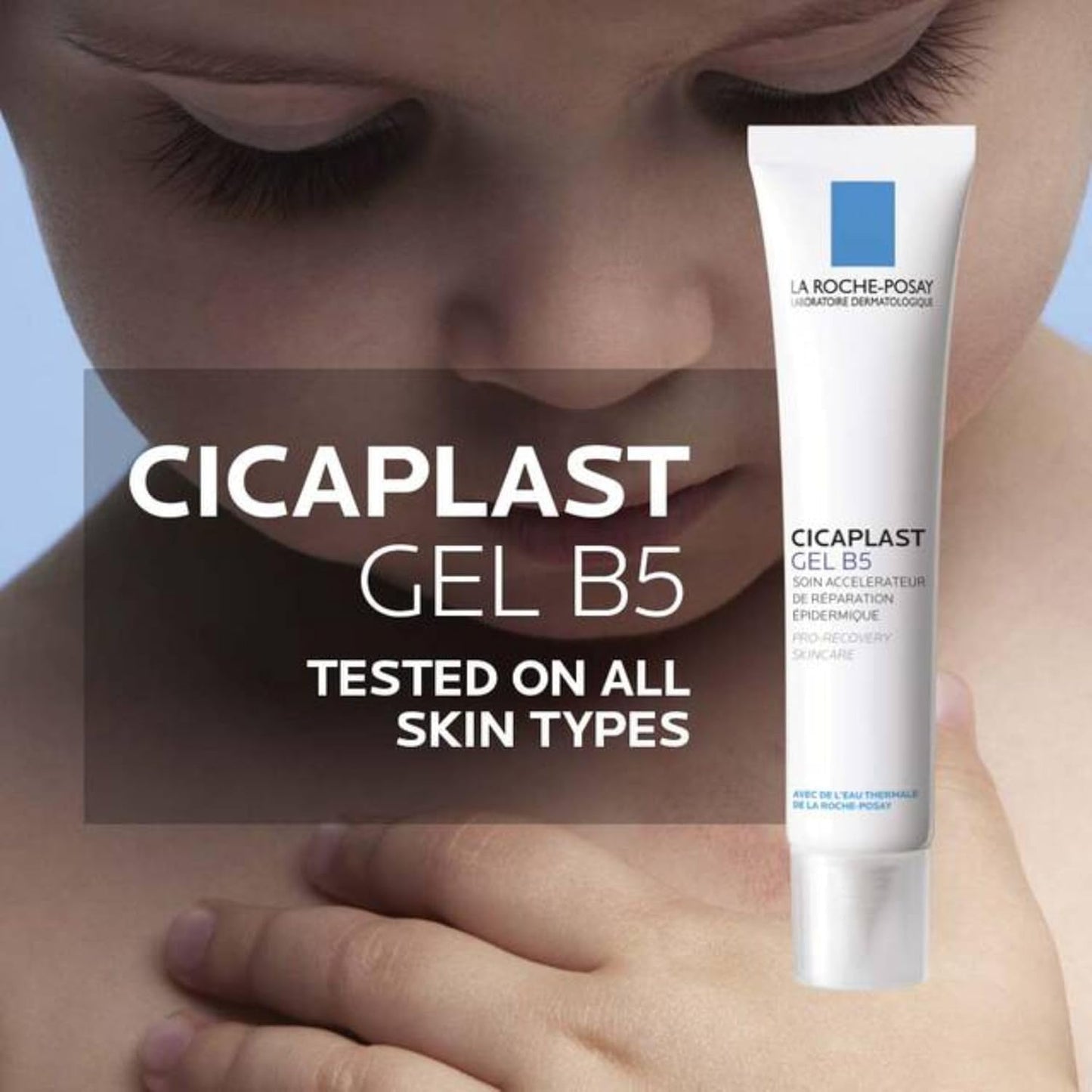 La Roche Posay Cicaplast 臉部凝膠和精華液，適合所有膚質，無香型，皮膚科醫生推薦