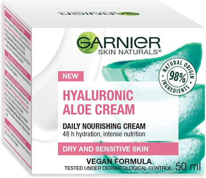 Garnier skin naturals Hyaluronic Aloe Cream, 50ml , 207 Grams