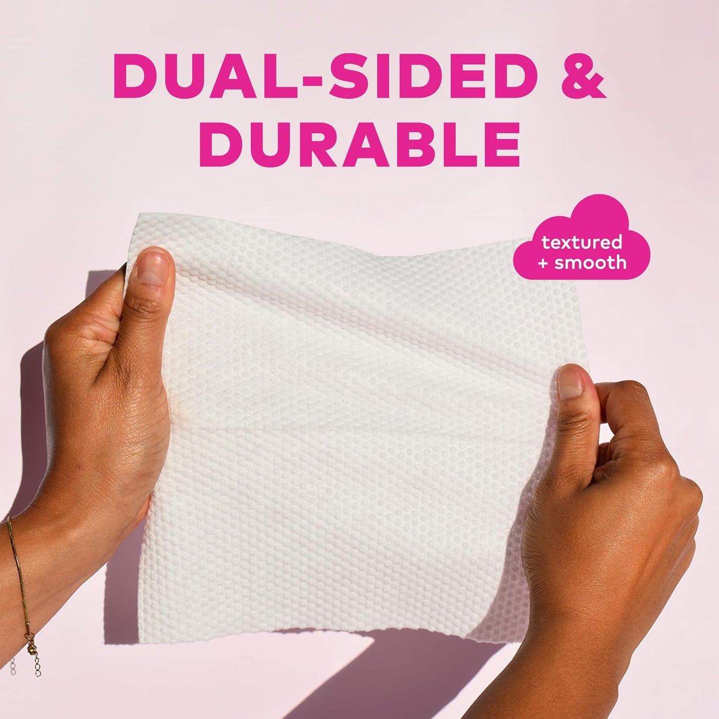 Cloud Clean Eco Towelettes, Certified 100% USDA Biobased Face Towel, Biodegradable Disposable Face Towelette, Dry Wipe Made From Ultra Soft, 100% Eucalyptus Fibers, 60ct., 1 pack