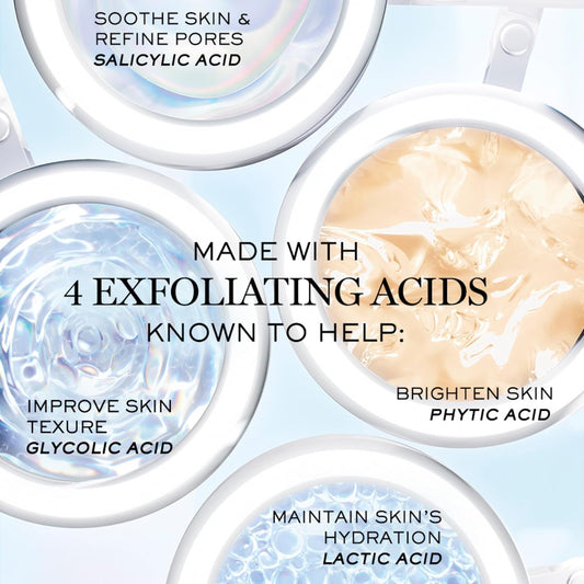 Lancôme Clarifique Double Treatment Essence - Exfoliating, Brightening & Soothing Facial Essence - with Salycilic, Glycolic & Lactic Acids - Improves Skin Radiance, Skin Tone Evenness & Hydration