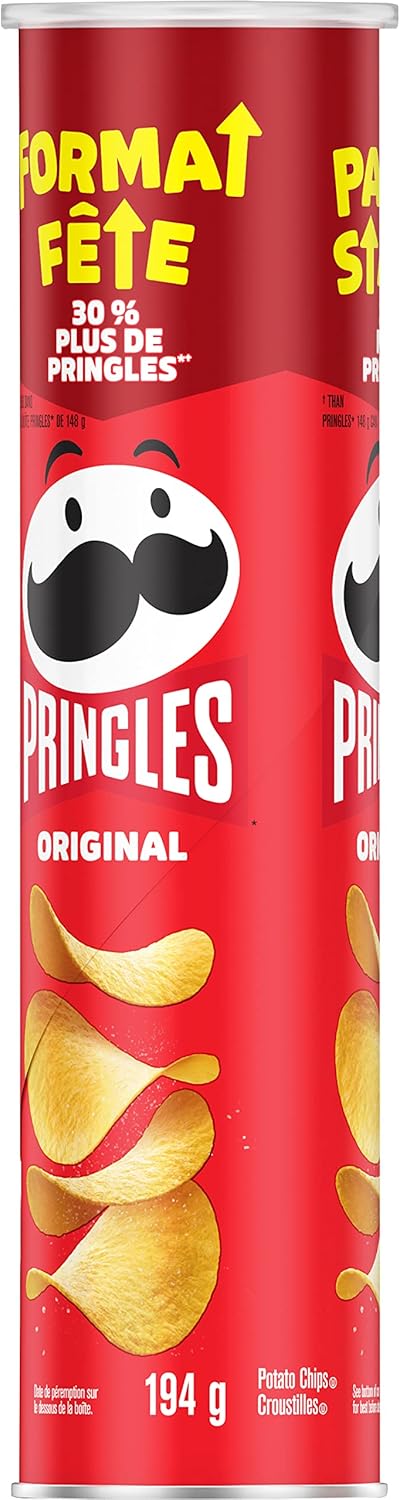 品客超大罐原味薯片，194克