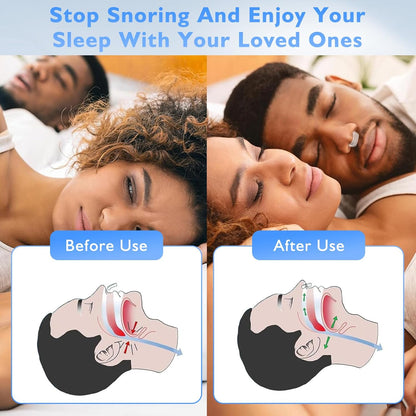 防打鼾装置，硅胶磁性防打鼾鼻夹，可调节磁铁的打鼾鼻夹