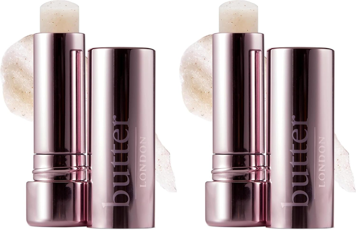 butter LONDON Lippy 唇部磨砂棒，糖霜奶油味 - 100% 天然糖基唇部去角質，4.25 g