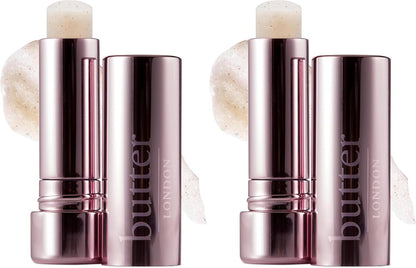 butter LONDON Lippy 唇部磨砂棒，糖霜奶油味 - 100% 天然糖基唇部去角質，4.25 g