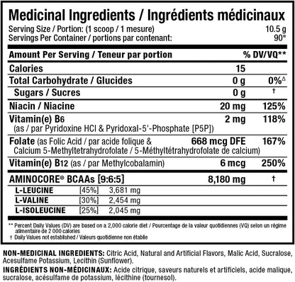 ALLMAX Nutrition Aminocore Watermelon -8g Bcaas, 100 Percent Pure Branch Chained Amino Acids-Gluten Free, 945 gram, pink