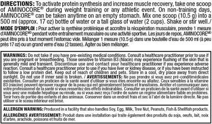 ALLMAX Nutrition Allmax Aminocore 945克粉红柠檬水 - 100% 纯支链氨基酸 - 无麸质 945克粉红柠檬水