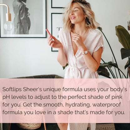 Softlips 透明變色潤唇膏（草莓、摩洛哥堅果油和蜂蠟）2g