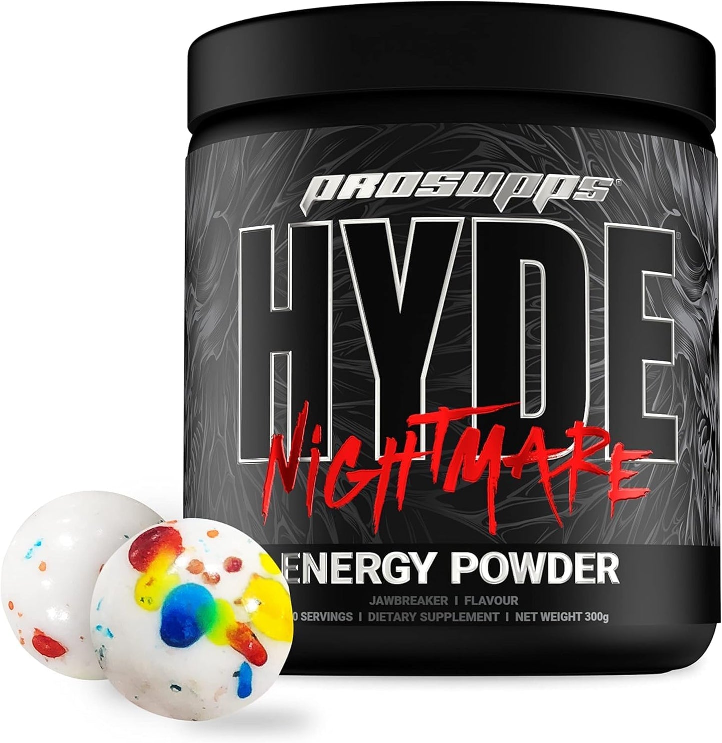 PROSUPPS Hyde Nightmare 鍛鍊前粉末能量飲料 - 強勁能量、精神集中和高性能，富含瓜氨酸、β-丙氨酸和益智藥（30 份，令人驚艷）