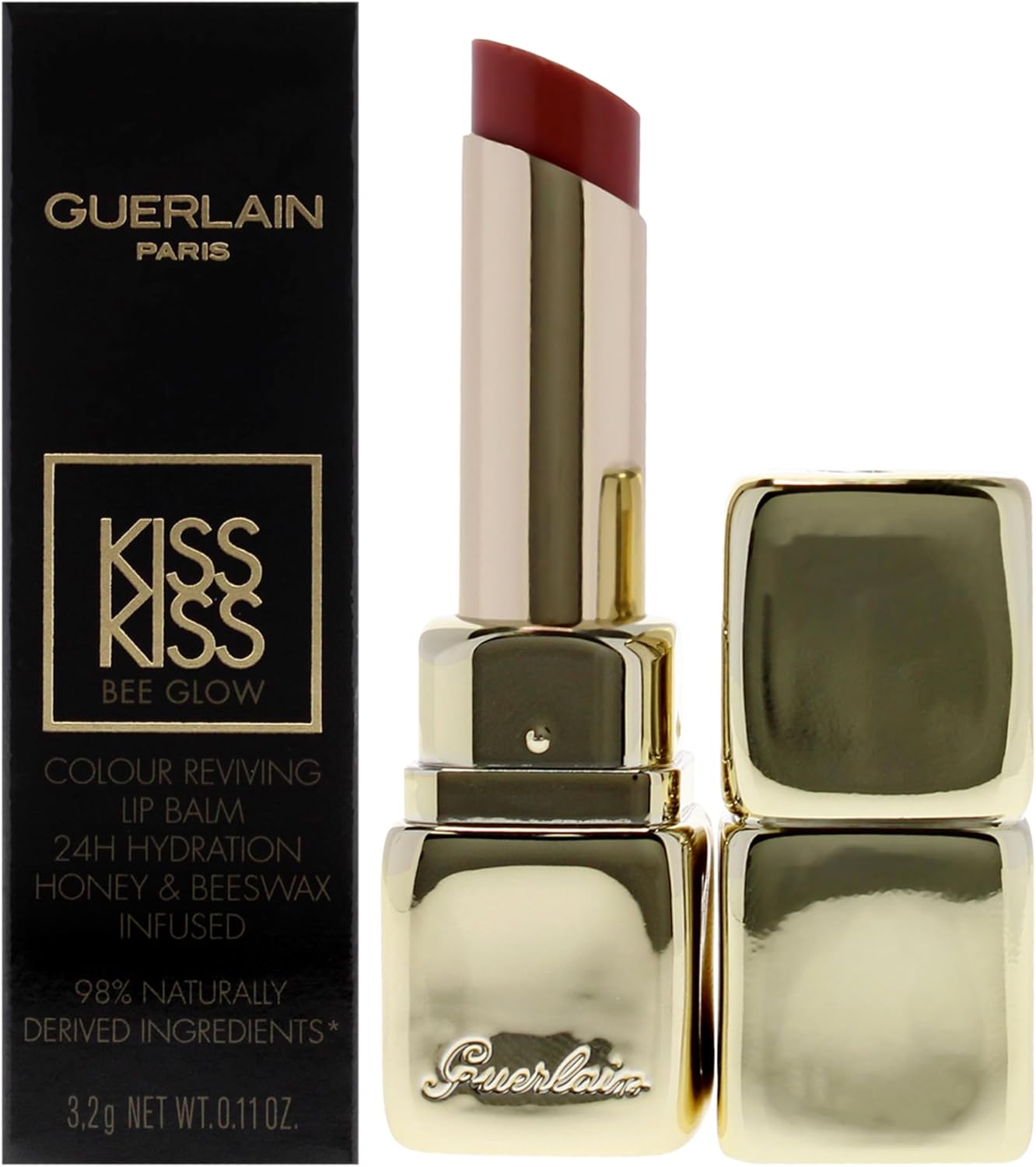 嬌蘭 Kiss Kiss Bee Glow 護唇膏 - 129 花漾唇膏 ​​女士 0.11 盎司