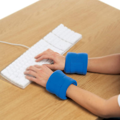 Bed Buddy 关节敷贴 - 冷热疗法，缓解肌肉疼痛和关节疼痛 - 小型加热垫，适用于膝盖、手腕、肘部、脚踝、手臂或腿部，2 个