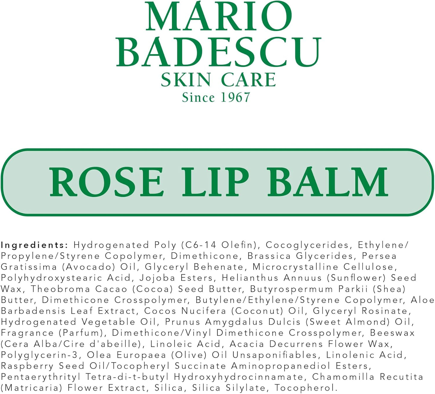 Mario Badescu Rose Lip Balm