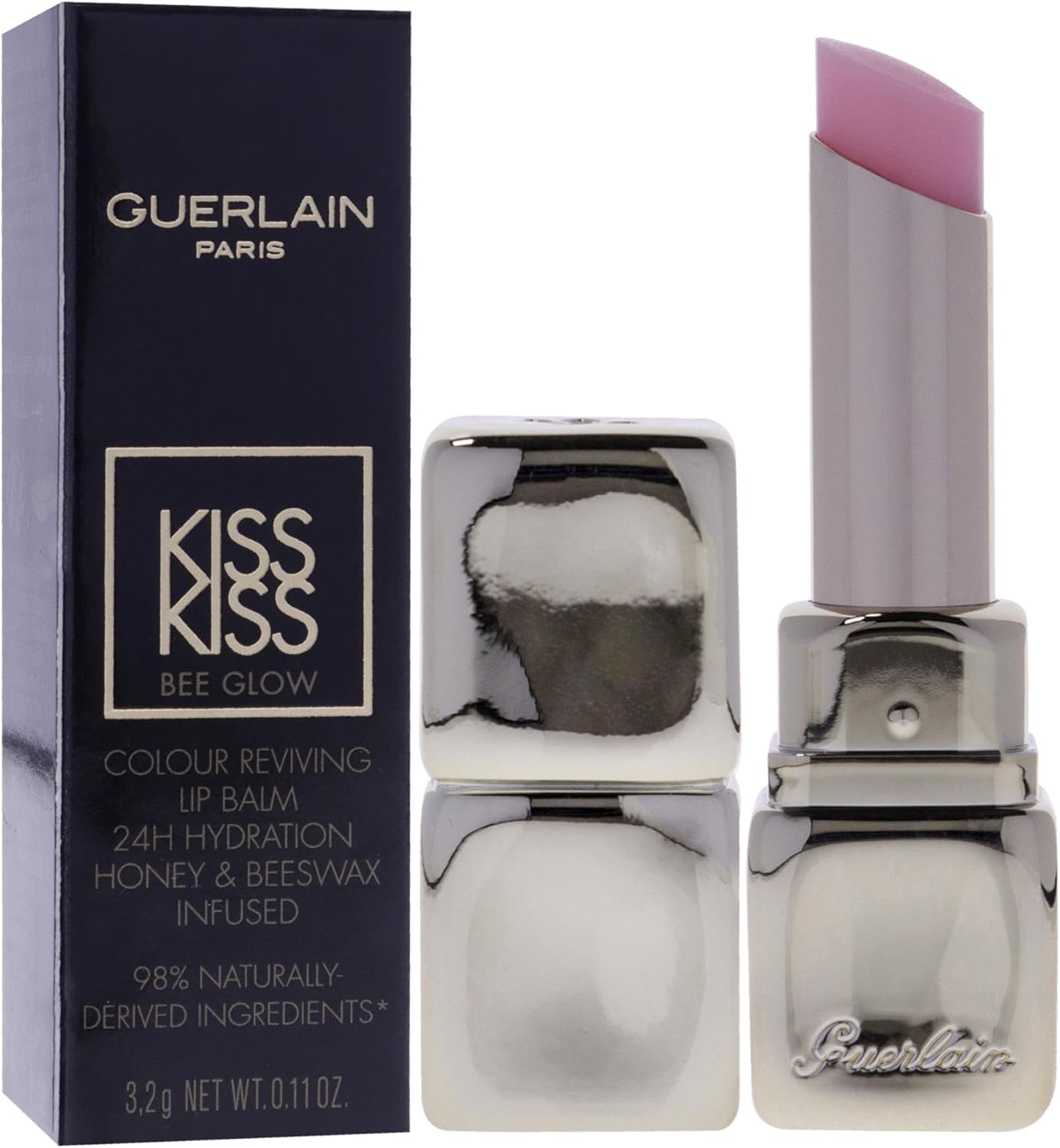 嬌蘭 Kiss Kiss Bee Glow 潤唇膏 - 258 玫瑰光澤潤唇膏 女士 0.11 盎司