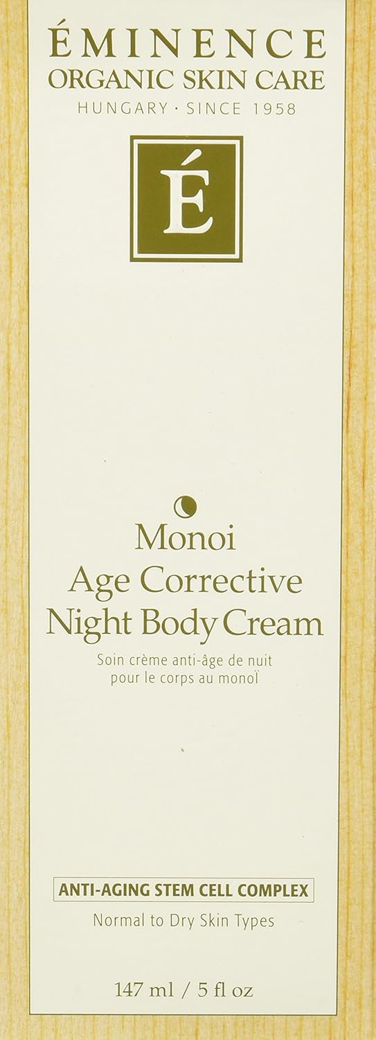 Monoi Night Body Cream by Eminence for Unisex - 5 oz Cream