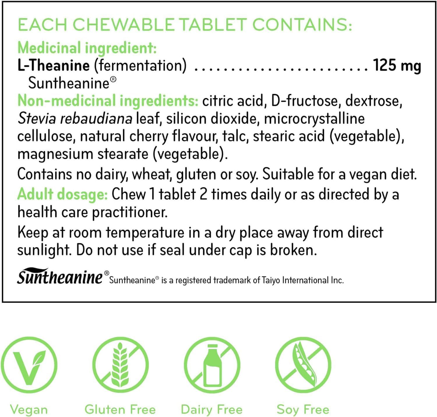 SISU Stress Rescue L-Theanine Chewable Tablet, 30 Count (Pack of 1)