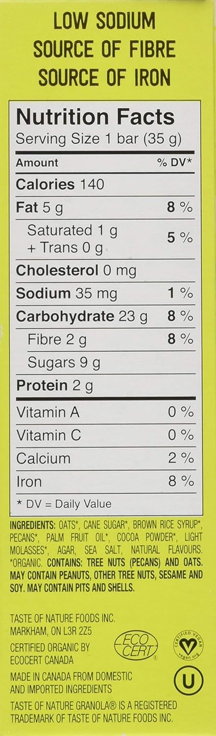 自然之味巧克力山核桃布朗尼，5塊