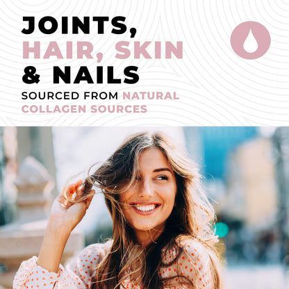 Collagen with Biotin, Hyaluronic Acid, Vitamin C, 1 lb Powder. Hydrolyzed Multi Collagen Peptide Protein. Types I, II, III, V, X, Collagen for Hair, Skin, Nails*. Collagen Supplement for Women, Men