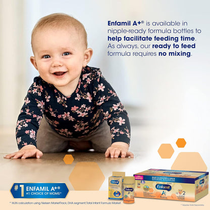 Enfamil A+2, Baby Formula, Powder Tub, with Brain Building DHA, 6-18 months, 550g
