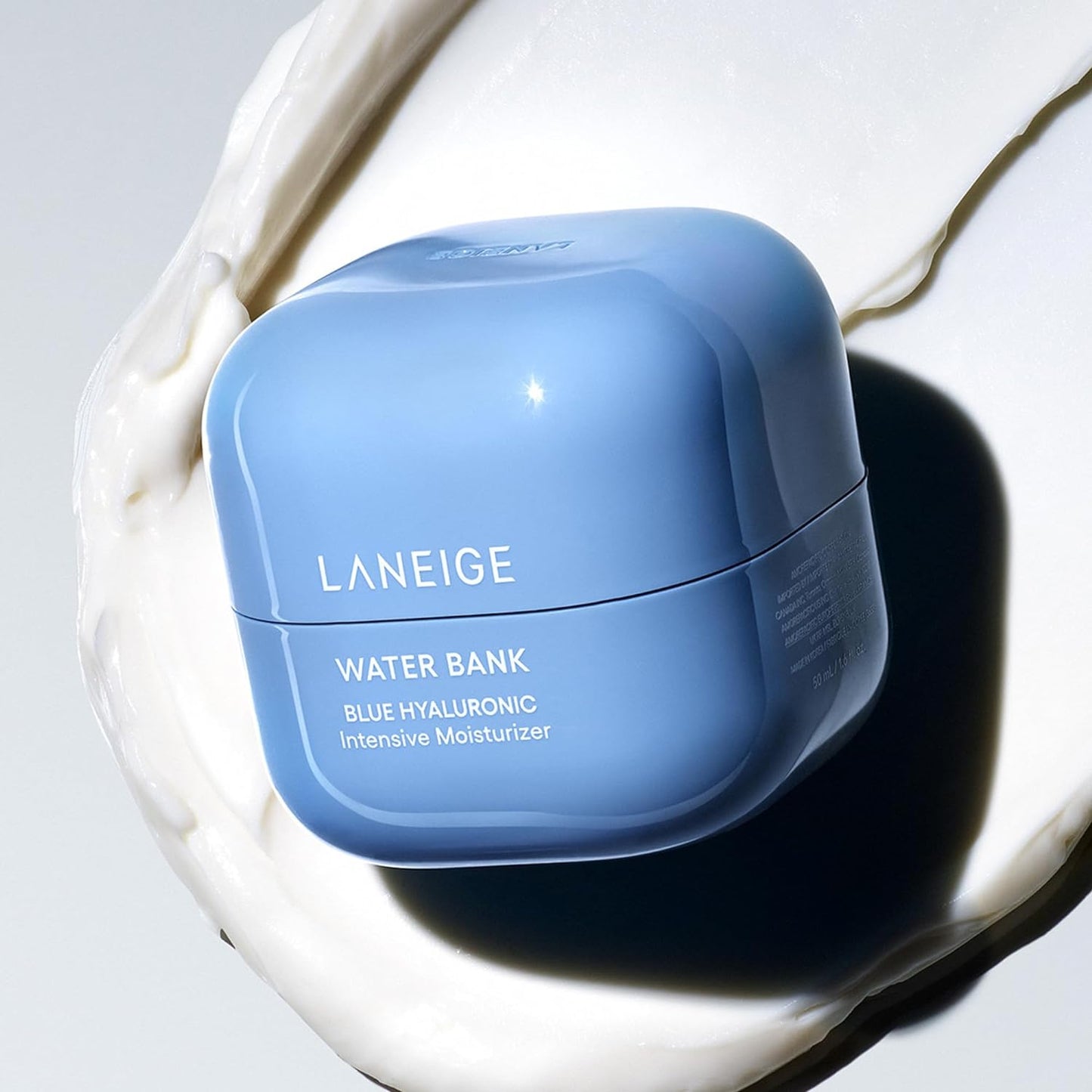 LANEIGE Water Bank Blue Hyaluronic Intensive Moisturizer: Hydrating Face Cream for Extra Dry Skin with Squalane & Peptide for Skin Barrier Support, Dermatologist-Tested